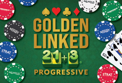 GOLDEN LINKED 21 + 3 PROGRESSIVE